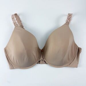 Natori Pure Luxe Tshirt Bra Womens 38DDD Beige Adjustable Straps NWOT NEW